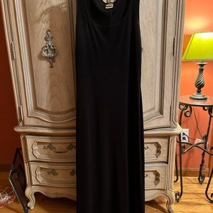 Long, black dress